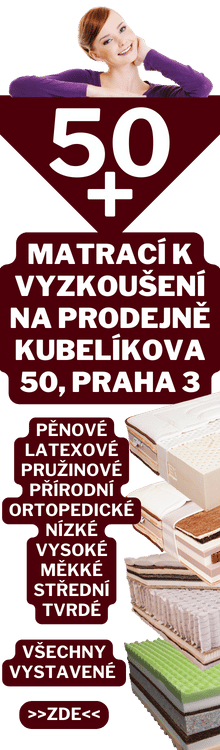 50 matrací a více na prodejně k vyzkoušení